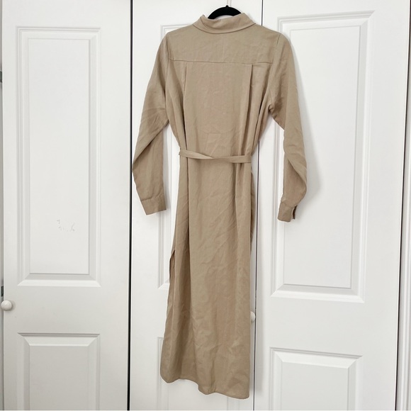 NWOT Nasty Gal Long Sleeve Button Down Maxi Dress - Picture 6 of 7